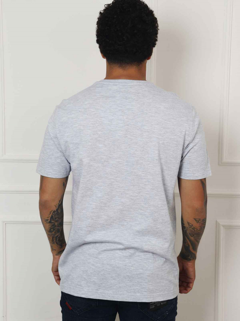 Camiseta Masculina Calvin Klein Original - Slim New York - Cinza Mescla 