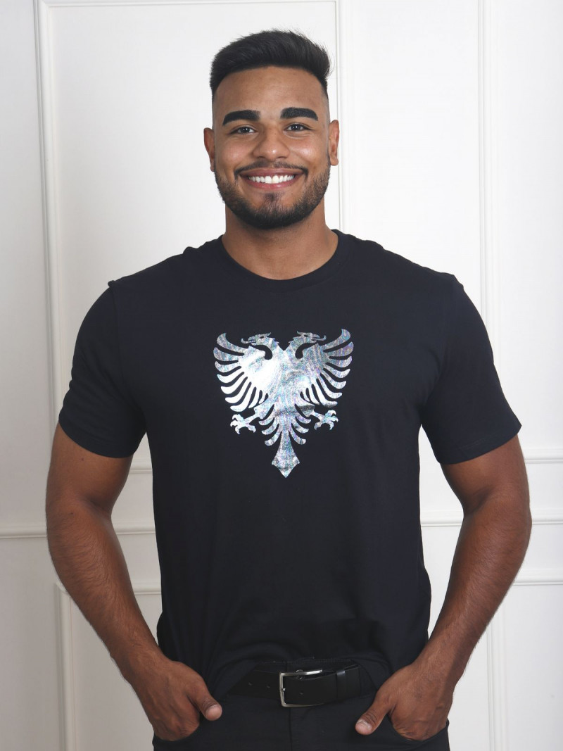 Camiseta Cavalera Masculina Comfot Águia Furtacor - Preto
