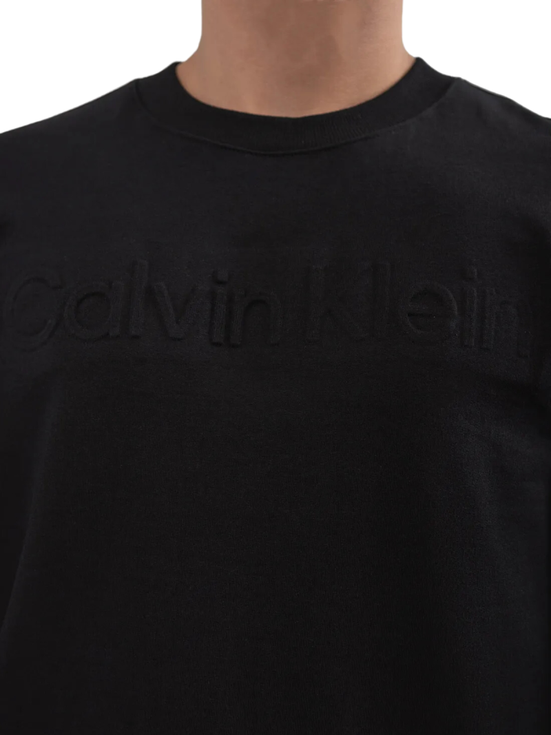Moletom Calvin Klein em Alto Relevo - Blusão - Preto