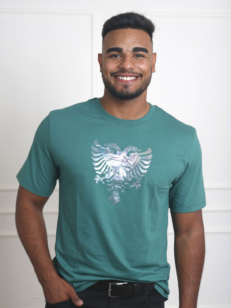 Camiseta Cavalera Masculina Comfot Águia Furtacor - Verde