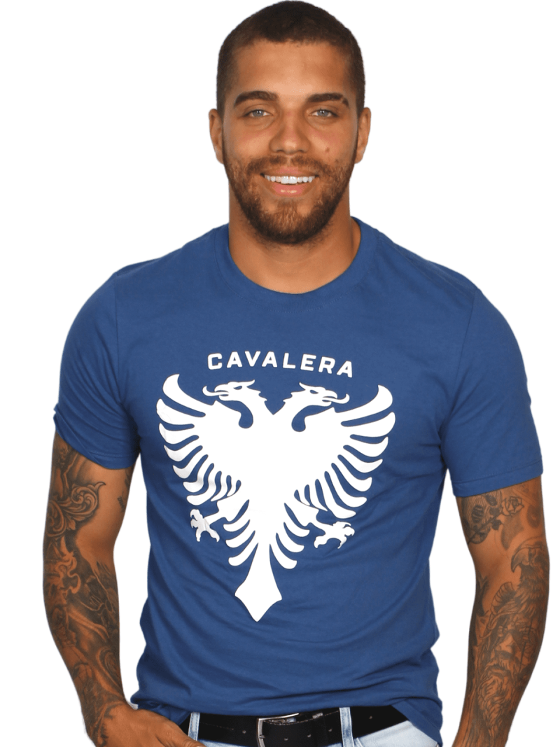 Camiseta Masculina Cavalera Original - Águia Classic -  Azul