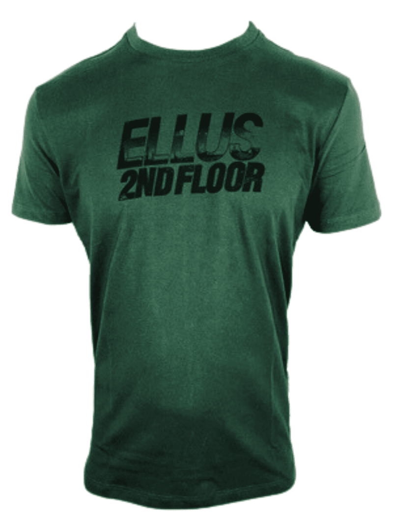 Camiseta Masculina Ellus Cotton Fine Desert Landscape Classic MC - Verde
