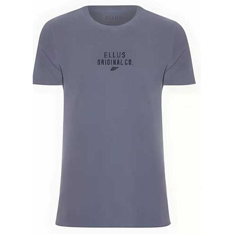 Camiseta Ellus Cotton Fine Washed Originals Azul Mescla