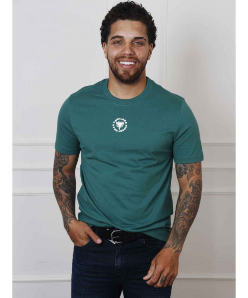 Camiseta Masculina Cavalera Original -  Águia Assinatura -  Verde