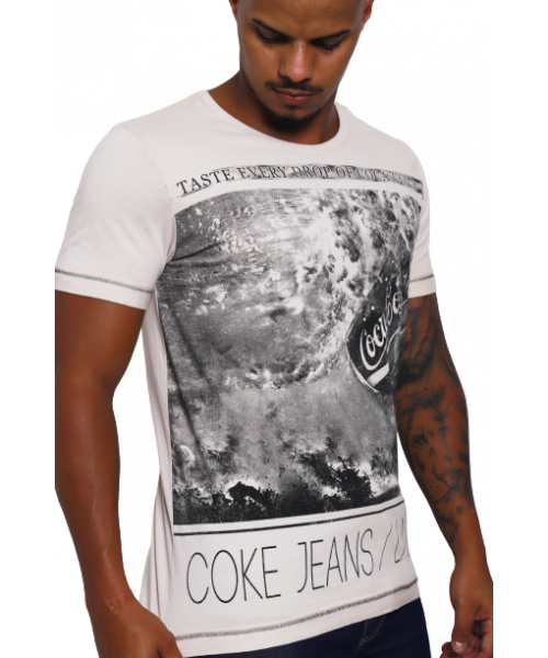 Camiseta COCA_COLA - Estampada
