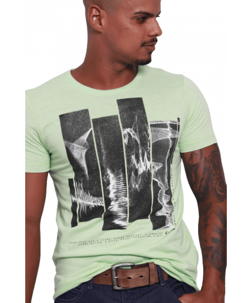 Camiseta COCA_COLA - verde claro