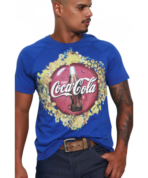 Camiseta COCA_COLA - Estampada Florida