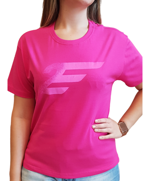 T-shirt Ellus Feminina Cotton 2nd Easa MC - Rosa Pink 