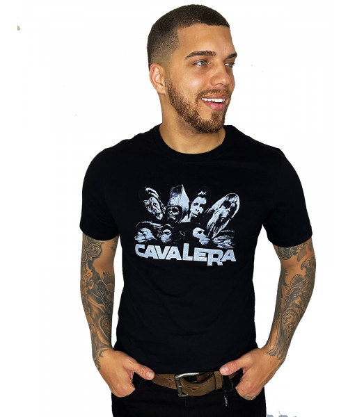 Camiseta Cavalera Monkey - Preta