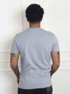 Camiseta Masculina Calvin Klein Original - Slim New York - Mescla Cinza Azulado