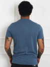 Camiseta Masculina Ellus Melange Originals Outline Classic MC - Azul Mescla