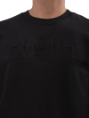 Moletom Calvin Klein em Alto Relevo - Blusão - Preto