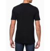 Camiseta Calvin Klein Masculina Escrita Vertical - preta